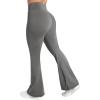 image:imageSunzel Flare Leggings Crossover Yoga Pants with Tummy Control HighWaisted and Wide LegCoastal Gray