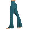image:imageSunzel Flare Leggings Crossover Yoga Pants with Tummy Control HighWaisted and Wide LegForest Green 