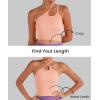 image:imageSunzel Free to Be Tank Crop Ribbed Tank Tops Seamless Racerback Camisoles No pad Camis Cropped Workout Gym YogaDarkred Gumpink Grey3pcscrop