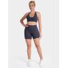 image:imageSunzel No Front Seam High Waist Gym Shorts for Women Squat Proof Biker Shorts with Tummy Control for Yoga Workout RunningAsh Blue