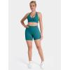 image:imageSunzel No Front Seam High Waist Gym Shorts for Women Squat Proof Biker Shorts with Tummy Control for Yoga Workout RunningDeep Lagoon