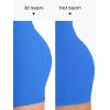 image:imageSunzel No Front Seam High Waist Gym Shorts for Women Squat Proof Biker Shorts with Tummy Control for Yoga Workout RunningFrench Blue