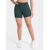 image:imageSunzel No Front Seam High Waist Gym Shorts for Women Squat Proof Biker Shorts with Tummy Control for Yoga Workout RunningJasper Green