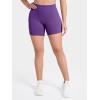 image:imageSunzel No Front Seam High Waist Gym Shorts for Women Squat Proof Biker Shorts with Tummy Control for Yoga Workout RunningPetunia
