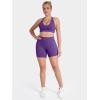 image:imageSunzel No Front Seam High Waist Gym Shorts for Women Squat Proof Biker Shorts with Tummy Control for Yoga Workout RunningPetunia