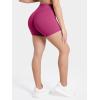 image:imageSunzel No Front Seam High Waist Gym Shorts for Women Squat Proof Biker Shorts with Tummy Control for Yoga Workout RunningSangria