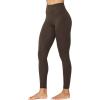 image:imageSunzel Sunzfly Workout Leggings for Women Tummy Control Compression Workout Gym Yoga Pants High Waist amp No Front Seam Lycra Seal Brown Medium 28