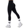 image:imageSunzel Sunzfly Workout Leggings for Women Tummy Control Compression Workout Gym Yoga Pants High Waist amp No Front Seam LycraBlack