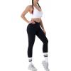 image:imageSunzel Sunzfly Workout Leggings for Women Tummy Control Compression Workout Gym Yoga Pants High Waist amp No Front Seam LycraBlack
