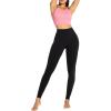 image:imageSunzel Sunzfly Workout Leggings for Women Tummy Control Compression Workout Gym Yoga Pants High Waist amp No Front Seam LycraBlack