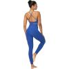 image:imageSunzel Sunzfly Workout Leggings for Women Tummy Control Compression Workout Gym Yoga Pants High Waist amp No Front Seam LycraClassic Blue