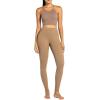 image:imageSunzel Sunzfly Workout Leggings for Women Tummy Control Compression Workout Gym Yoga Pants High Waist amp No Front Seam LycraCoca Mocha