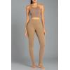 image:imageSunzel Sunzfly Workout Leggings for Women Tummy Control Compression Workout Gym Yoga Pants High Waist amp No Front Seam LycraCoca Mocha