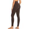 image:imageSunzel Sunzfly Workout Leggings for Women Tummy Control Compression Workout Gym Yoga Pants High Waist amp No Front Seam LycraCoffee Brown