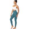 image:imageSunzel Sunzfly Workout Leggings for Women Tummy Control Compression Workout Gym Yoga Pants High Waist amp No Front Seam LycraDeep Forest Green