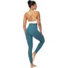 image:imageSunzel Sunzfly Workout Leggings for Women Tummy Control Compression Workout Gym Yoga Pants High Waist amp No Front Seam LycraDeep Forest Green