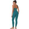 image:imageSunzel Sunzfly Workout Leggings for Women Tummy Control Compression Workout Gym Yoga Pants High Waist amp No Front Seam LycraForest Green