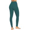 image:imageSunzel Sunzfly Workout Leggings for Women Tummy Control Compression Workout Gym Yoga Pants High Waist amp No Front Seam LycraForest Green