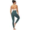 image:imageSunzel Sunzfly Workout Leggings for Women Tummy Control Compression Workout Gym Yoga Pants High Waist amp No Front Seam LycraJasper Green