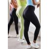 image:imageSunzel Sunzfly Workout Leggings for Women Tummy Control Compression Workout Gym Yoga Pants High Waist amp No Front Seam LycraLycra Black