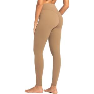 image:imageSunzel Sunzfly Workout Leggings for Women Tummy Control Compression Workout Gym Yoga Pants High Waist amp No Front Seam LycraCoca Mocha