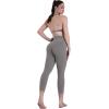 image:imageSustainable Butt Lifting Capri Leggings with Pockets for Women High Waisted No Front Seam Tummy Control Workout Yoga PantsCharcoal Gray