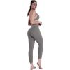 image:imageSustainable Butt Lifting Capri Leggings with Pockets for Women High Waisted No Front Seam Tummy Control Workout Yoga PantsCharcoal Gray