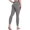 image:imageSustainable Butt Lifting Capri Leggings with Pockets for Women High Waisted No Front Seam Tummy Control Workout Yoga PantsCharcoal Gray