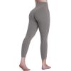 image:imageSustainable Butt Lifting Capri Leggings with Pockets for Women High Waisted No Front Seam Tummy Control Workout Yoga PantsCharcoal Gray