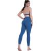 image:imageSustainable Butt Lifting Capri Leggings with Pockets for Women High Waisted No Front Seam Tummy Control Workout Yoga PantsClassic Blue