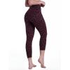 image:imageSustainable Butt Lifting Capri Leggings with Pockets for Women High Waisted No Front Seam Tummy Control Workout Yoga PantsLeopard Chocolate Brown