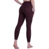 image:imageSustainable Butt Lifting Capri Leggings with Pockets for Women High Waisted No Front Seam Tummy Control Workout Yoga PantsLeopard Chocolate Brown