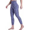 image:imageSustainable Butt Lifting Capri Leggings with Pockets for Women High Waisted No Front Seam Tummy Control Workout Yoga PantsLeopard Periwinkle