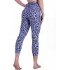 image:imageSustainable Butt Lifting Capri Leggings with Pockets for Women High Waisted No Front Seam Tummy Control Workout Yoga PantsLeopard Periwinkle