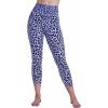 image:imageSustainable Butt Lifting Capri Leggings with Pockets for Women High Waisted No Front Seam Tummy Control Workout Yoga PantsLeopard Periwinkle