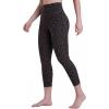 image:imageSustainable Butt Lifting Capri Leggings with Pockets for Women High Waisted No Front Seam Tummy Control Workout Yoga PantsLeopard Seal Brown