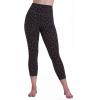 image:imageSustainable Butt Lifting Capri Leggings with Pockets for Women High Waisted No Front Seam Tummy Control Workout Yoga PantsLeopard Seal Brown