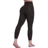 image:imageSustainable Butt Lifting Capri Leggings with Pockets for Women High Waisted No Front Seam Tummy Control Workout Yoga PantsLeopard Seal Brown