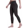 image:imageSustainable Butt Lifting Capri Leggings with Pockets for Women High Waisted No Front Seam Tummy Control Workout Yoga PantsLeopard Seal Brown