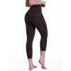 image:imageSustainable Butt Lifting Capri Leggings with Pockets for Women High Waisted No Front Seam Tummy Control Workout Yoga PantsLeopard Seal Brown