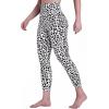 image:imageSustainable Butt Lifting Capri Leggings with Pockets for Women High Waisted No Front Seam Tummy Control Workout Yoga PantsLeopard White