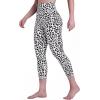 image:imageSustainable Butt Lifting Capri Leggings with Pockets for Women High Waisted No Front Seam Tummy Control Workout Yoga PantsLeopard White