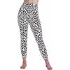 image:imageSustainable Butt Lifting Capri Leggings with Pockets for Women High Waisted No Front Seam Tummy Control Workout Yoga PantsLeopard White