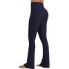 image:imageSunzel No Front Seam Flare Leggings for Women with Pockets Hidden Butt Lifting Scrunch Tummy Control Mini Flared Yoga PantsBaritone Blue