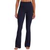 image:imageSunzel No Front Seam Flare Leggings for Women with Pockets Hidden Butt Lifting Scrunch Tummy Control Mini Flared Yoga PantsBaritone Blue