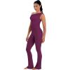 image:imageSunzel No Front Seam Flare Leggings for Women with Pockets Hidden Butt Lifting Scrunch Tummy Control Mini Flared Yoga PantsCherry Red