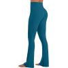 image:imageSunzel No Front Seam Flare Leggings for Women with Pockets Hidden Butt Lifting Scrunch Tummy Control Mini Flared Yoga PantsDeep Lagoon