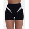 image:imageSunzel Colorblock Biker Shorts Women High Waist Tummy Control  Buttery Soft Squat Proof No Front Seam Workout Spandex ShortsBlack