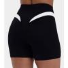 image:imageSunzel Colorblock Biker Shorts Women High Waist Tummy Control  Buttery Soft Squat Proof No Front Seam Workout Spandex ShortsBlack