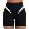 image:imageSunzel Colorblock Biker Shorts Women High Waist Tummy Control  Buttery Soft Squat Proof No Front Seam Workout Spandex ShortsBlack